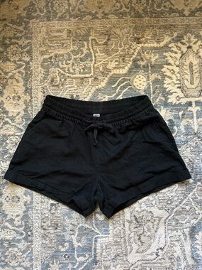 Old Navy Black Women's Drawstring Athletic Shorts